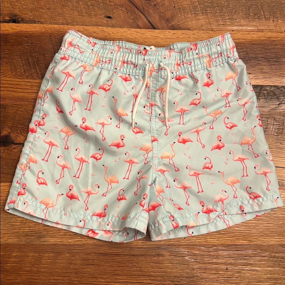 Janie and Jack Flamingo Swim Trunk size 5
